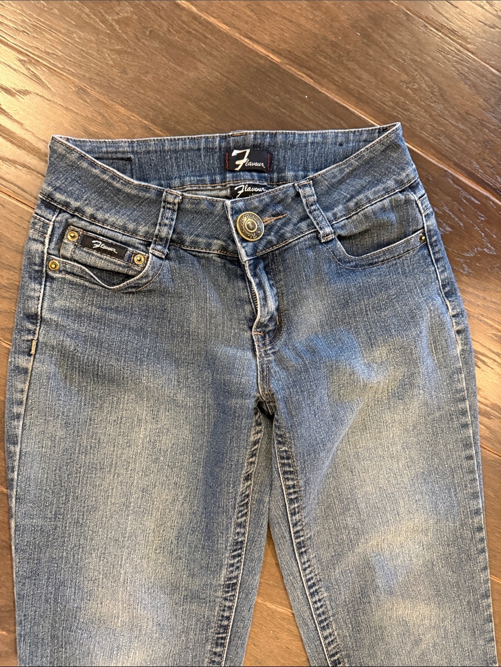 Y2K Flavour Lowrise Skinny Jeans in Light Blue Wash
